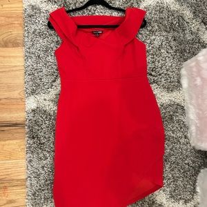 Fashion nova red mini dress